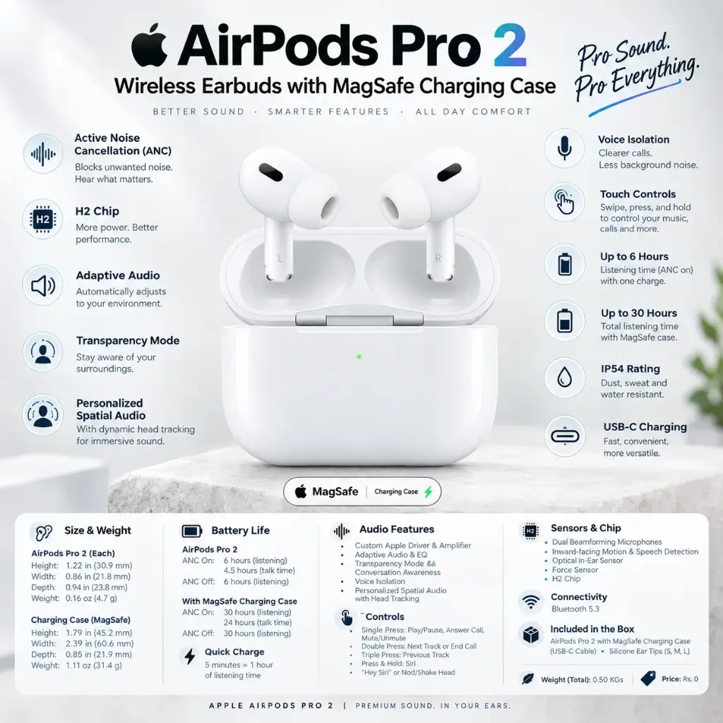 AirPods Pro 2 – Type-C Charging Case